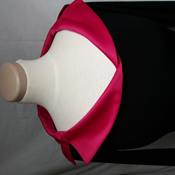 Hot Pink Big Collar Joseph Ribkoff Blouse Top - Picture 4 of 8